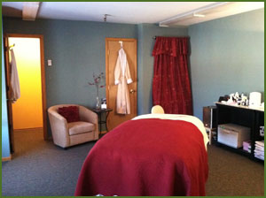 massage room at Heavenly Body in WInter Park, CO